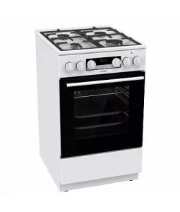 Kombinovaný sporák Mora K 7668 BW  na zemní plyn-bílý