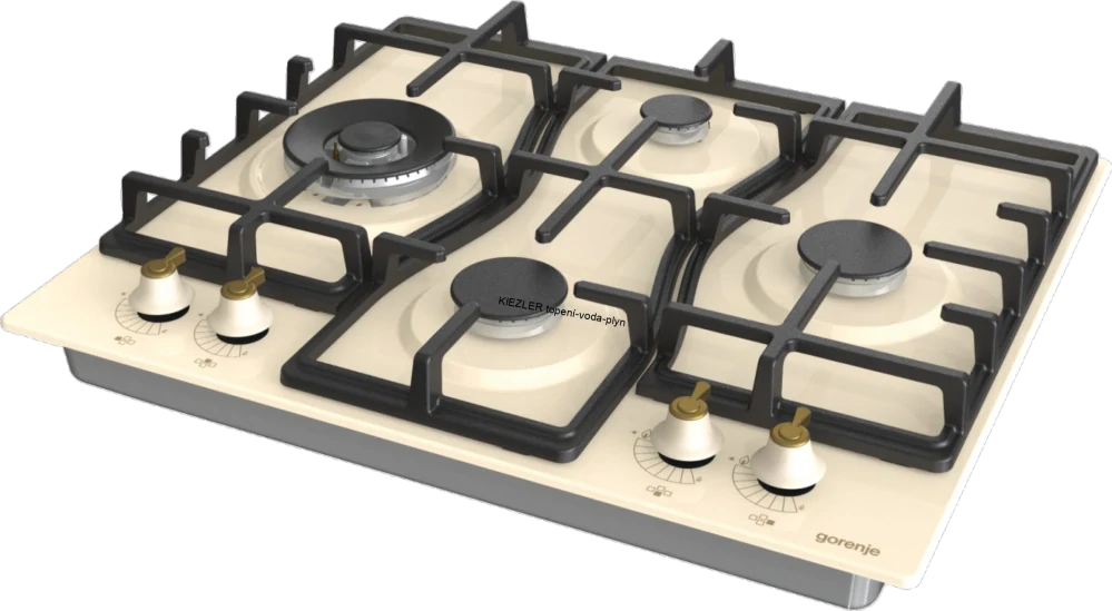 Plynová vestavná deska Gorenje smaltovaná GW6D42CLI  na zemní plyn